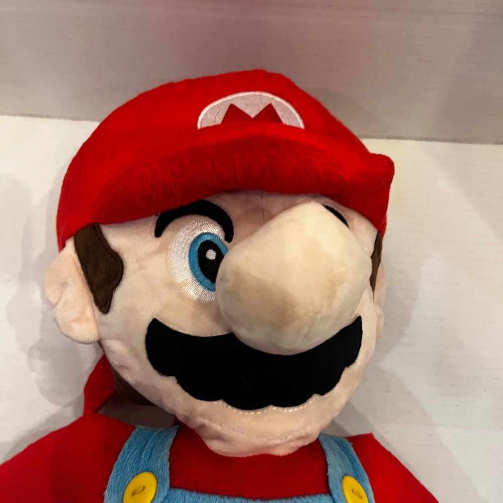 Mario Plush Backpack Accessory Innovations Nintendo Collectible Bag NEW - Picture 2 of 7